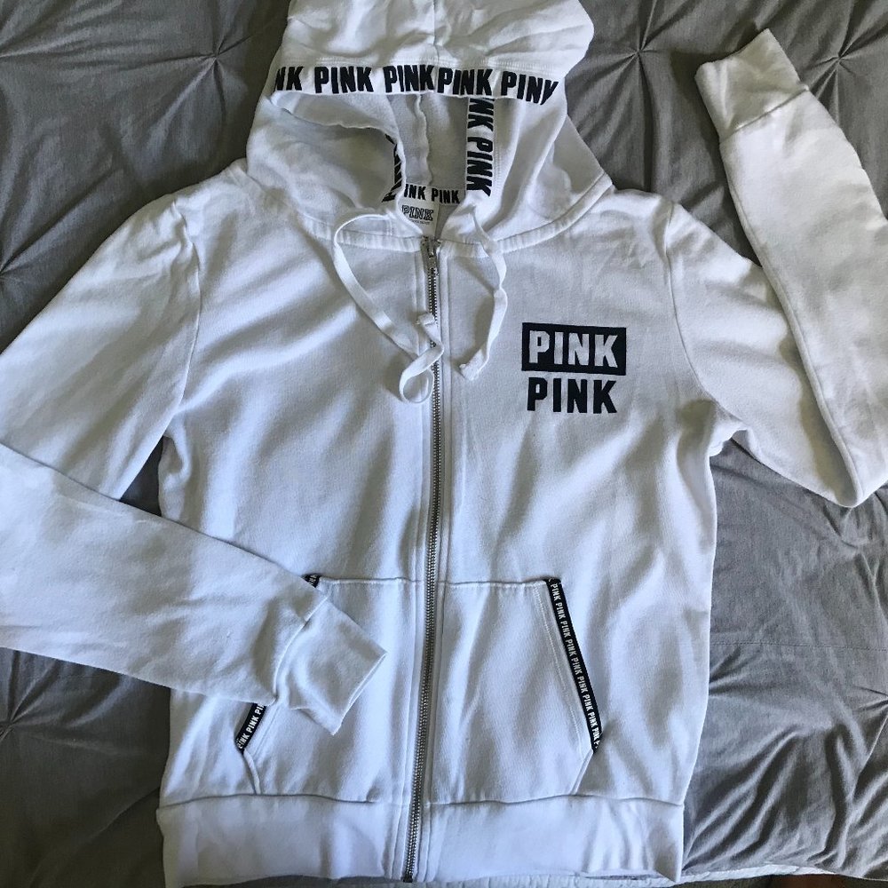 PINK B+W Hoodie